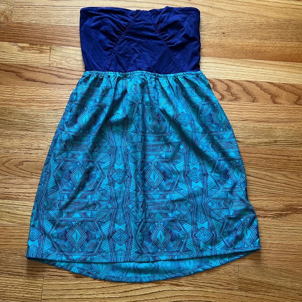 Roxy strapless dress size medium